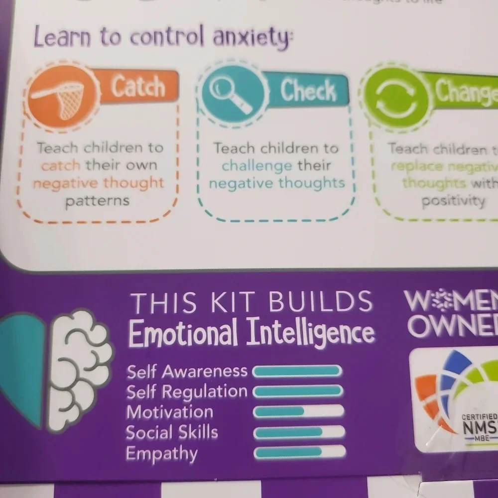 New Open The Joy Kids Anxiety Management Tool Kit Paint